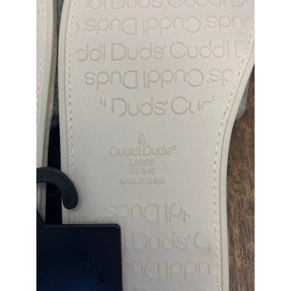 Cuddl Duds Women's Rib Twist Slide Slipper Size 9-10 - Picture 5 of 5